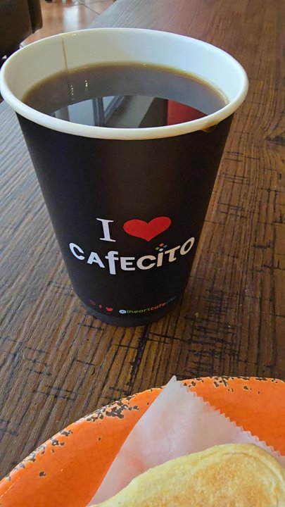 Cafecito - Red-eye coffee and a bacon, egg and cheddar Cuban breakfast sandwich and a sampling of the upbeat music. - Cuban Near Me - Chicago, Illinois