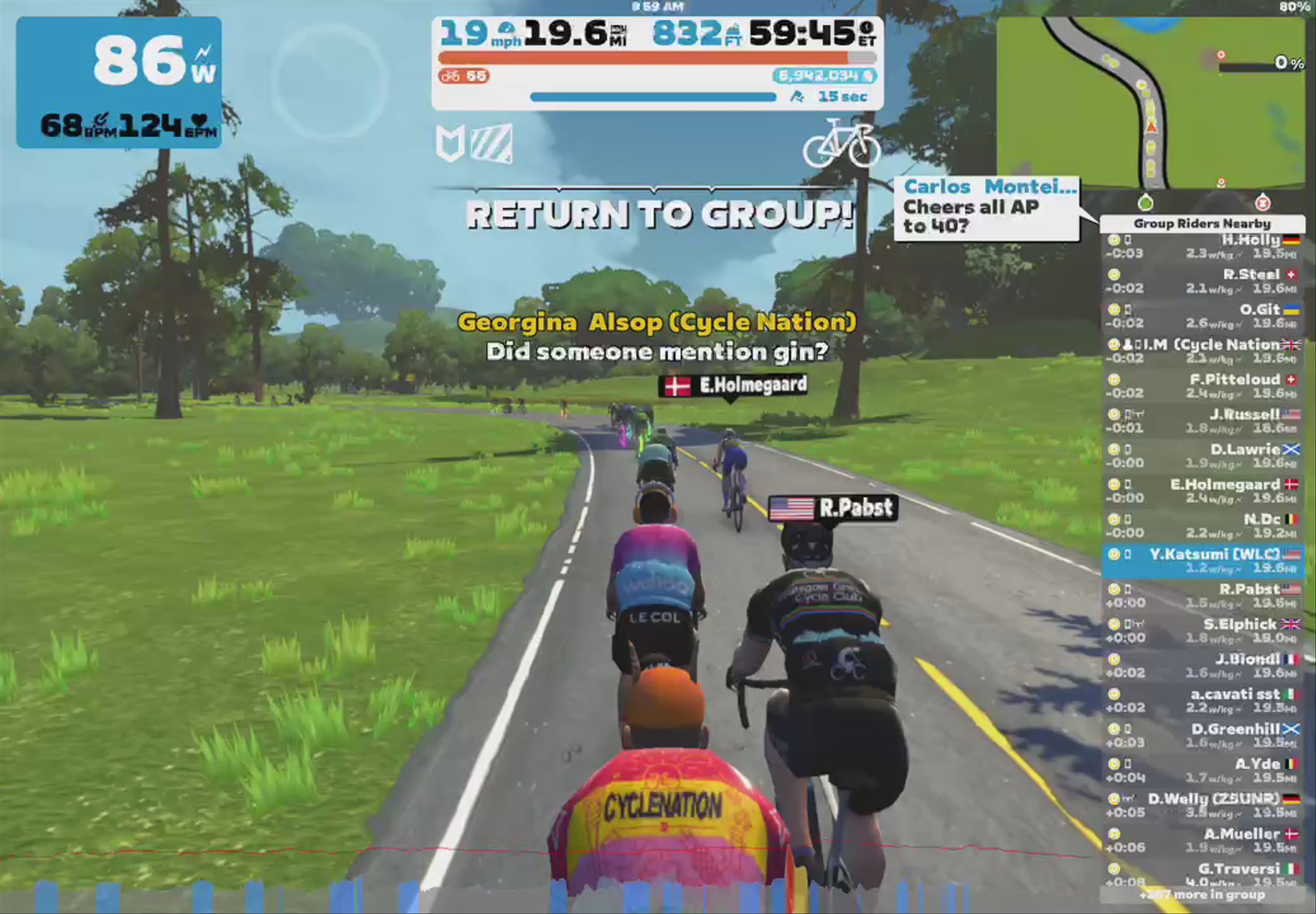 Zwift - Group Ride: Cycle Nation Joburg Sundowner (D) on Country to Coastal in Makuri Islands