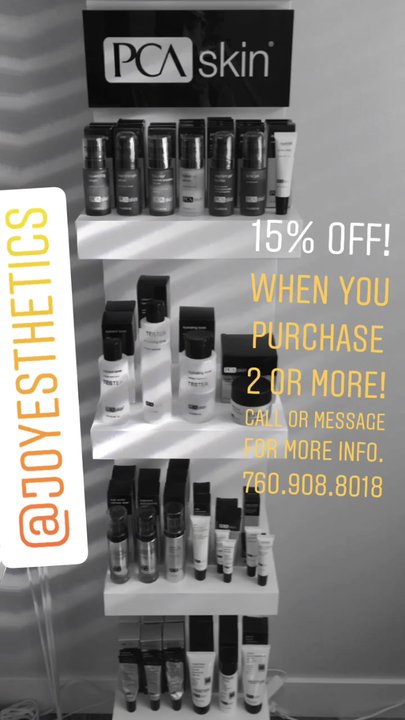 Joy Esthetics - PCA Promotion going on now! - Estheticians Near Me - Carlsbad, California