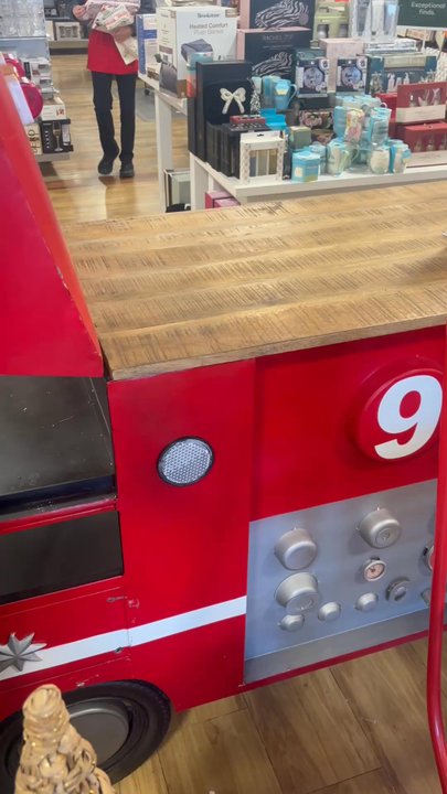 HomeGoods - So excited that my husband went to Home Goods with me and guess what he had fun!   Cheers to Home Goods! @HomeGoods #firetruck #bar #mancave - Home Decor Near Me - Aurora, Colorado