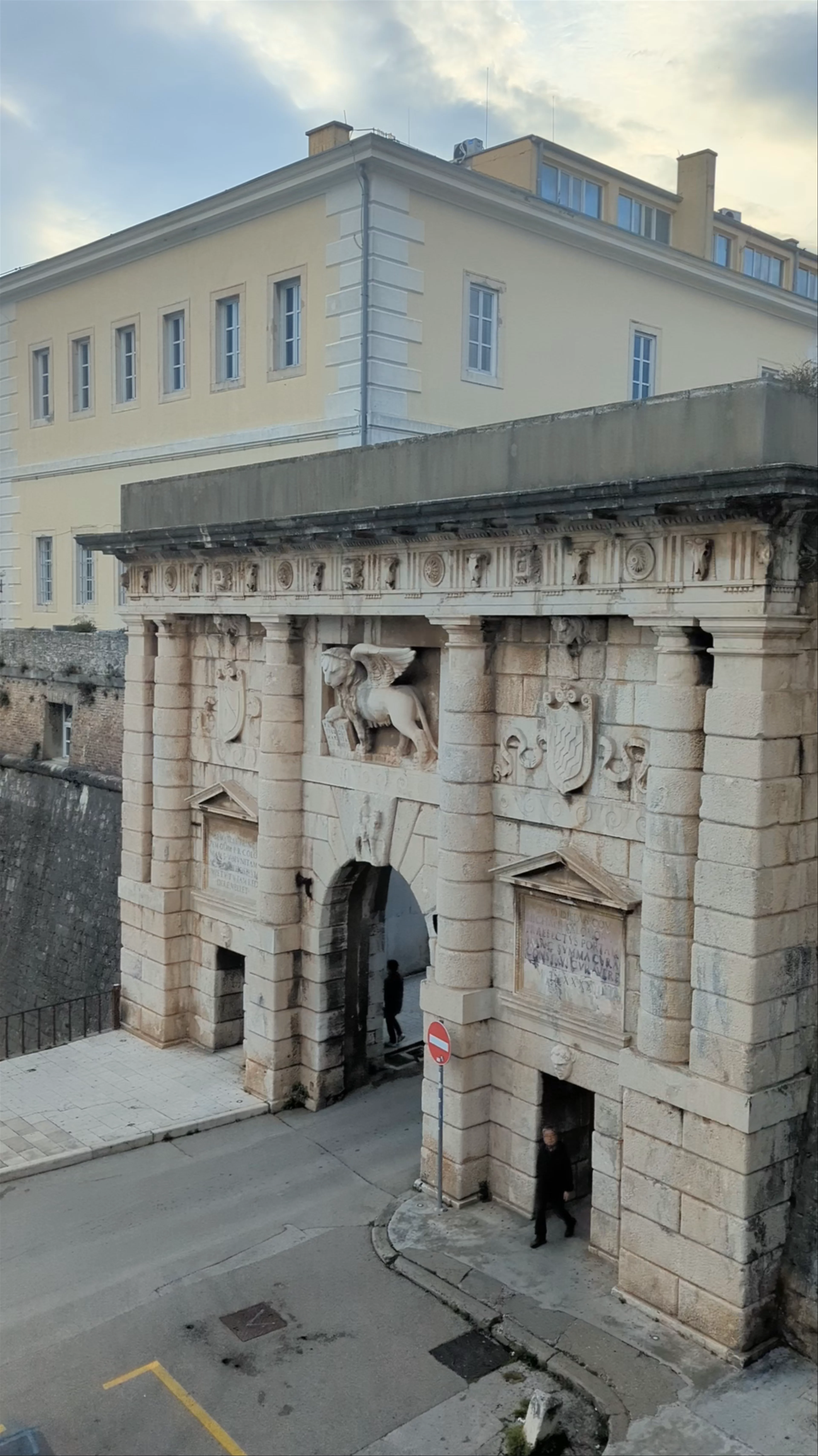 The Land Gate, Trg pet bunara, Zadar, Croatia