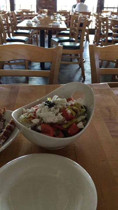 Greek Taverna - So yummy!! Chicken Salad!! A great lunch!! - Greek Near Me - Montclair, New Jersey