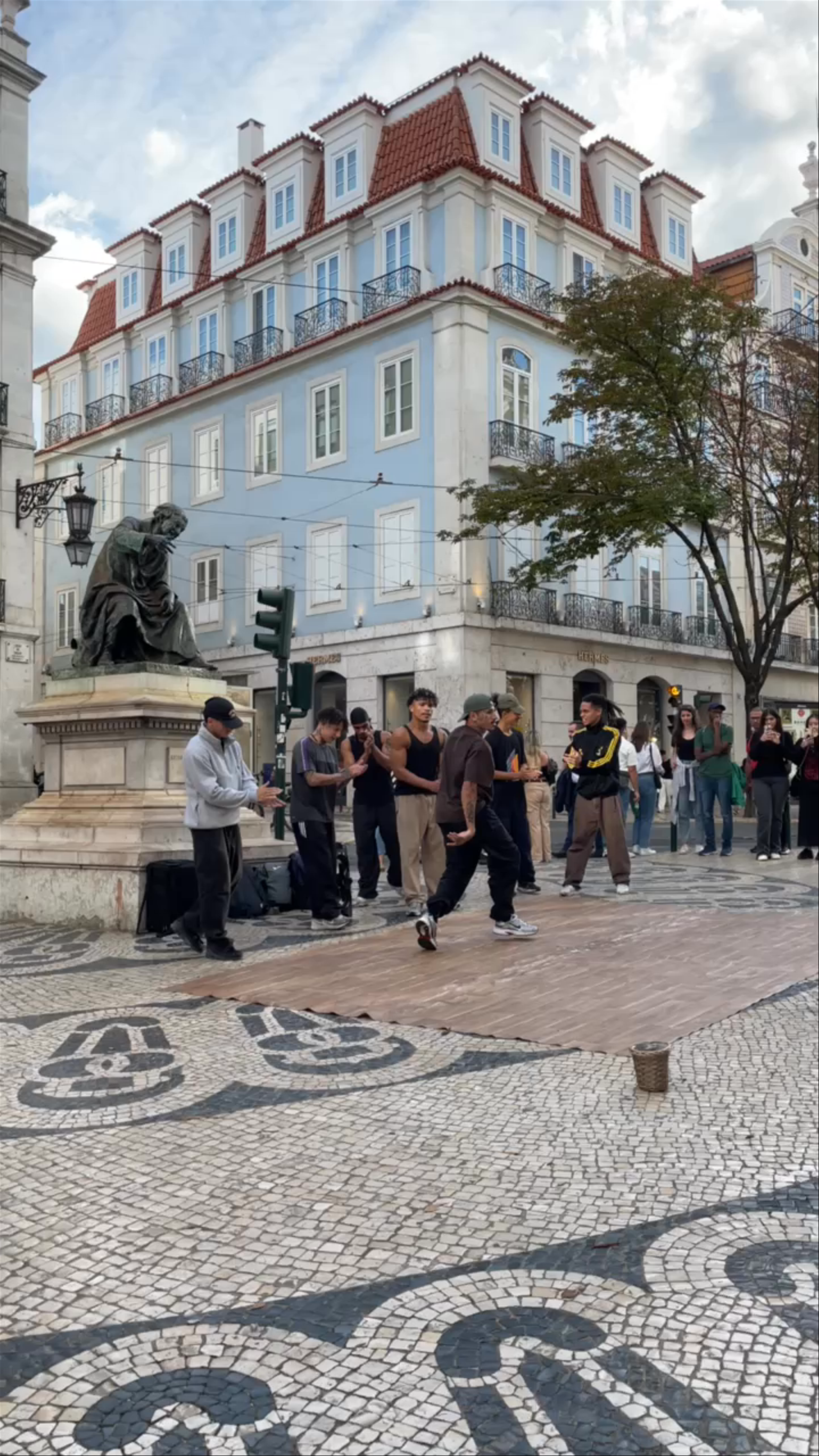 Street Dance Performance at A Brasileira, Lisbon