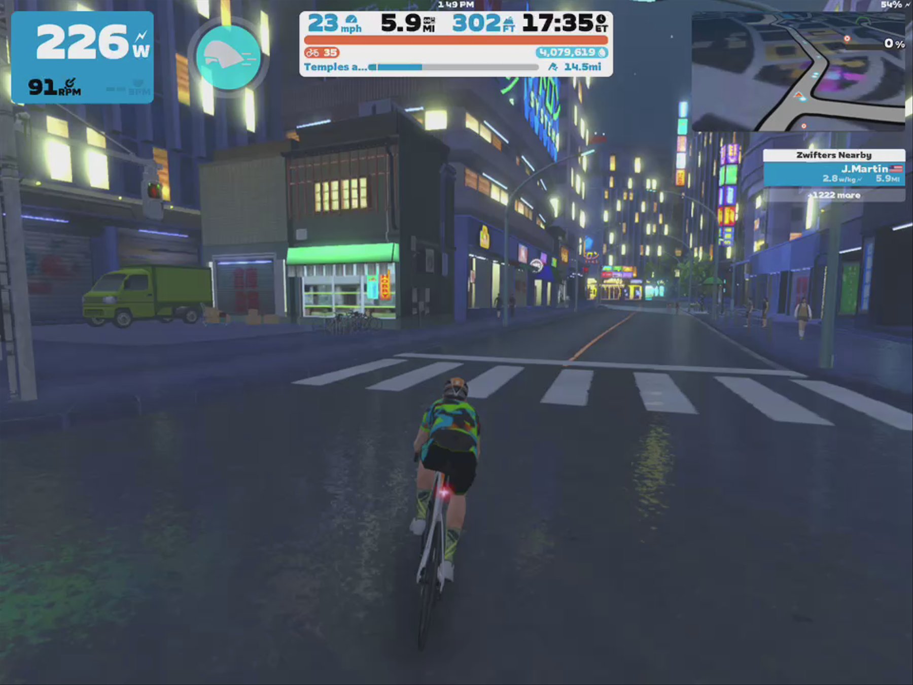 Zwift - Temples and Towers in Makuri Islands