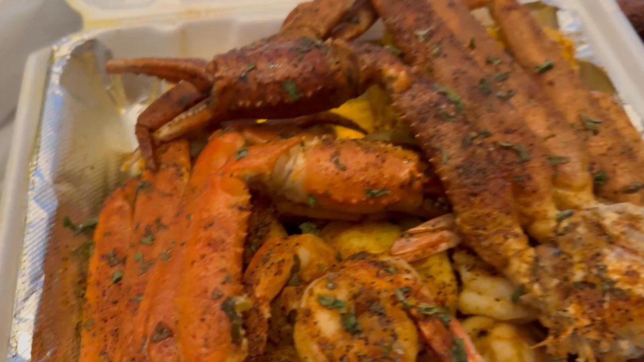 Krab Kingz - I got Cajun and lemon pepper seasoning. It was amazing - Seafood Near Me - Pflugerville, Texas