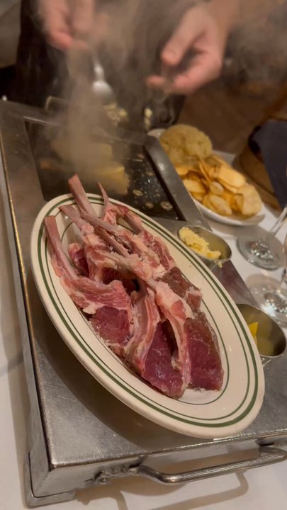 Valença Restaurant - Lamb Chop on a Hot Stone - Steakhouses Near Me - Elizabeth, New Jersey