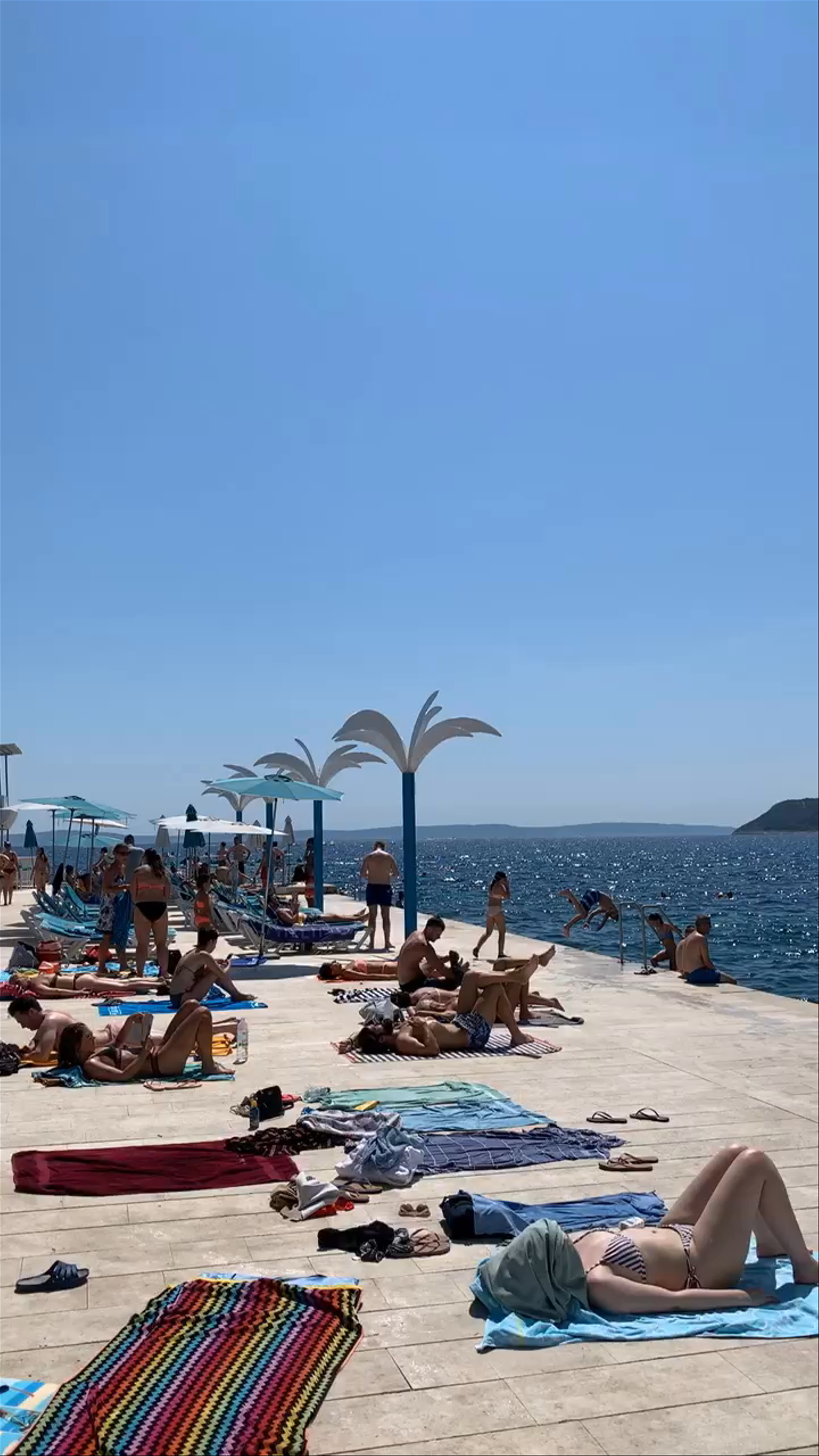 Sun-Soaked Relaxation at Jadran Beach Bar, Split