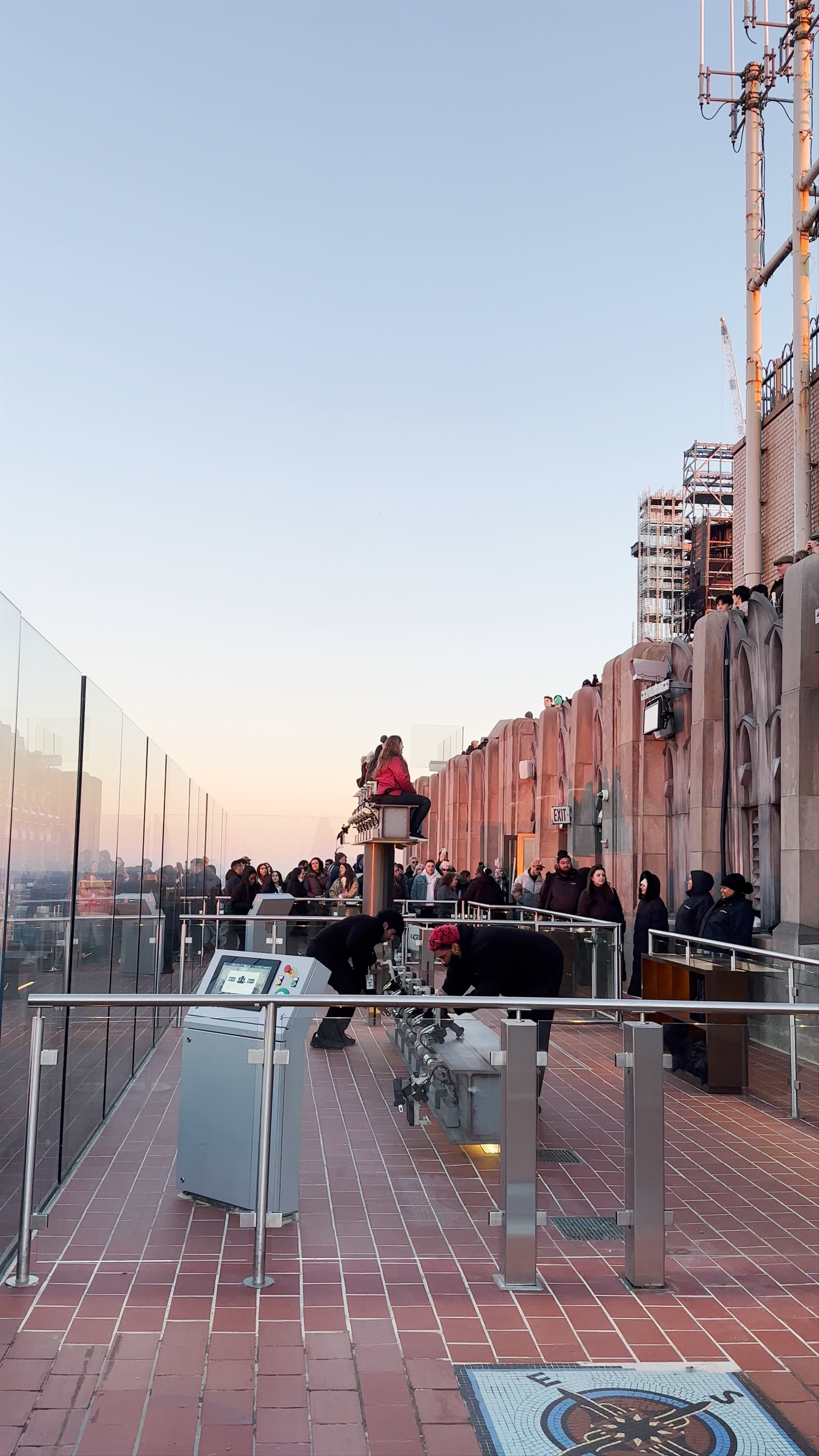 Sunset Views from Top of The Rock, New York City