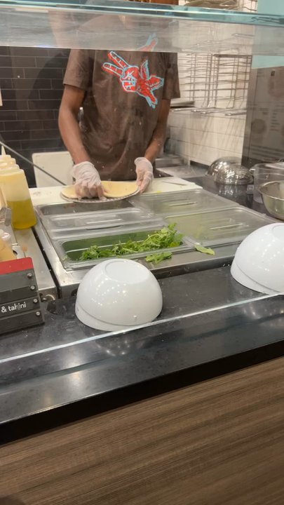 MOD Pizza - Pizza being made - Pizza Near Me - Tempe, Arizona