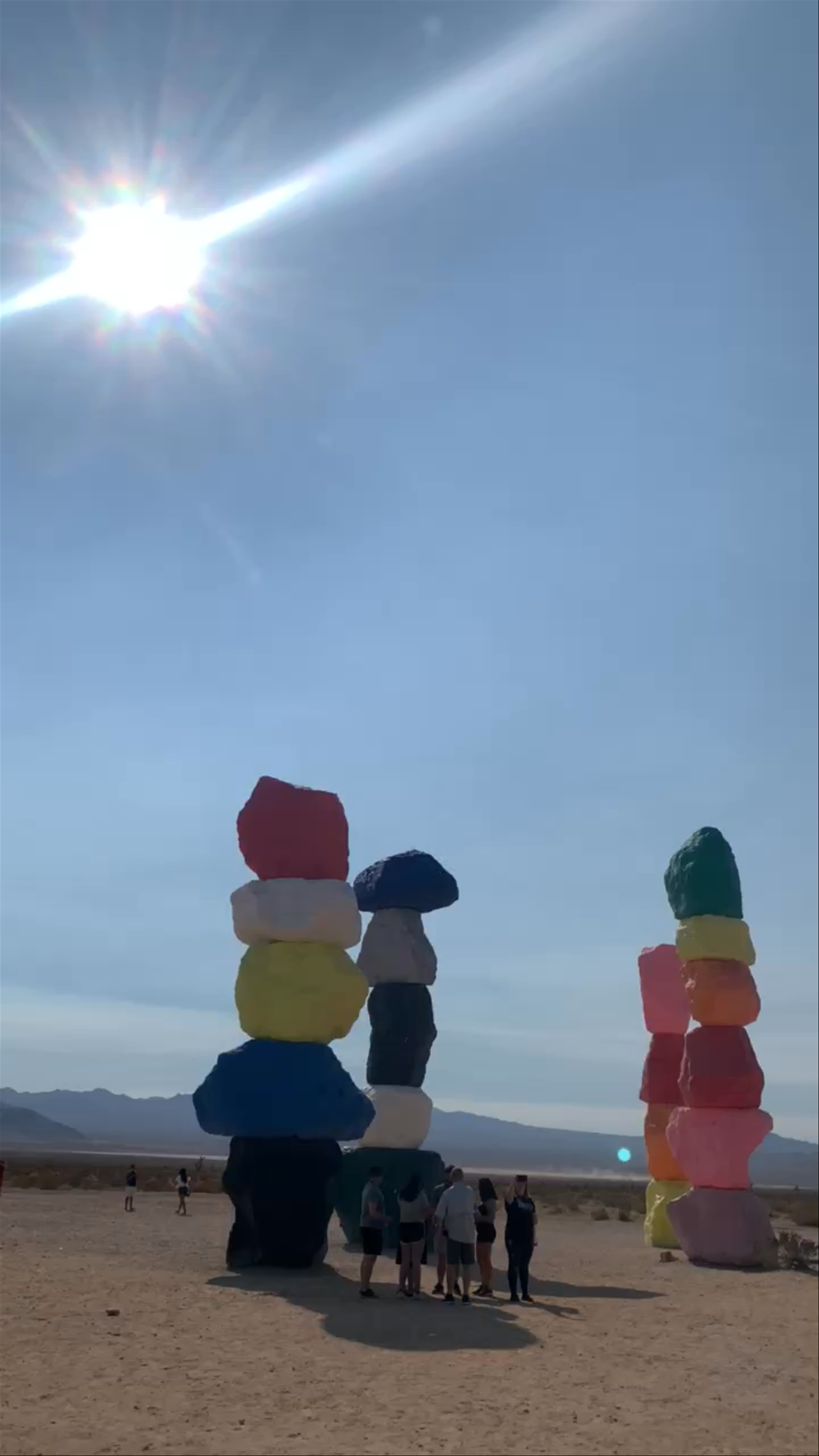 Seven Magic Mountains: Neon-Colored Art in the Nevada Desert