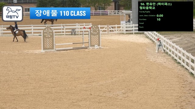 한유안 (아하바 (하이패스)) — 2026 춘계전국승마대회 (장애물) · 장애물 110cm
