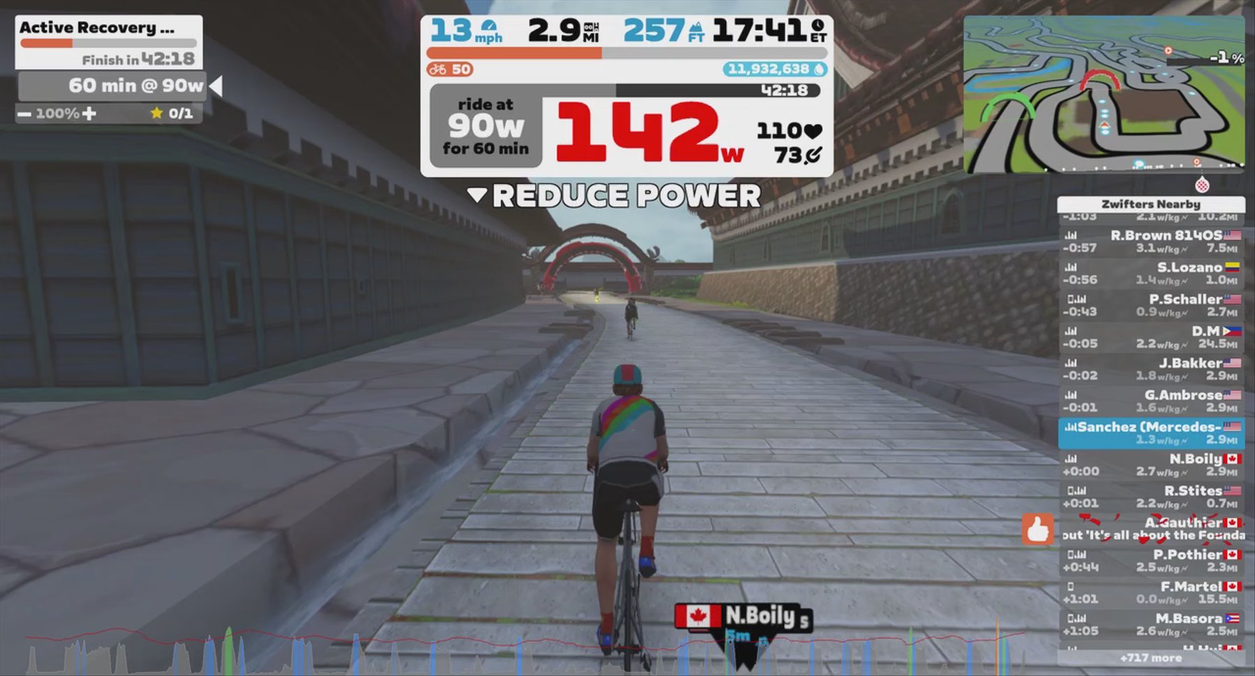 Zwift - Active Recovery 1:00 in Makuri Islands