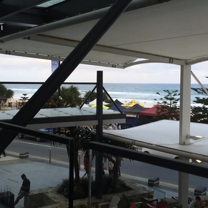 Hurricane's Grill - Surfers Paradise, Australia - Hurricane's Grill good steaks odd view you overlook a cafeteria looking area - Steakhouses Near Me - Surfers Paradise, QLD