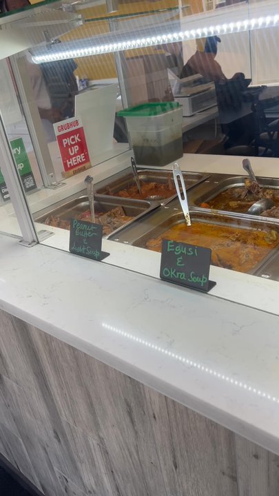 Asante’s Restaurant - Food station area - Caribbean Near Me - Teaneck, New Jersey