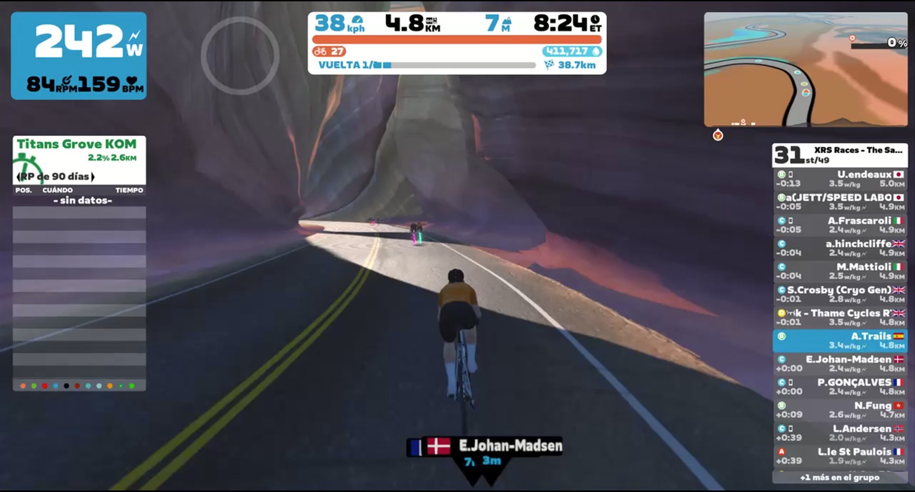 Zwift - Race: XRS Races - The Saturday Classic (B) on Accelerate to Elevate in Watopia