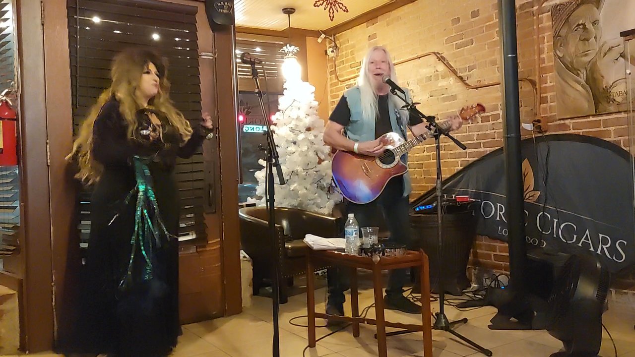 Historic Cigars - Nightwind playing some Van Halen - Cigar Bars Near Me - Longwood, Florida
