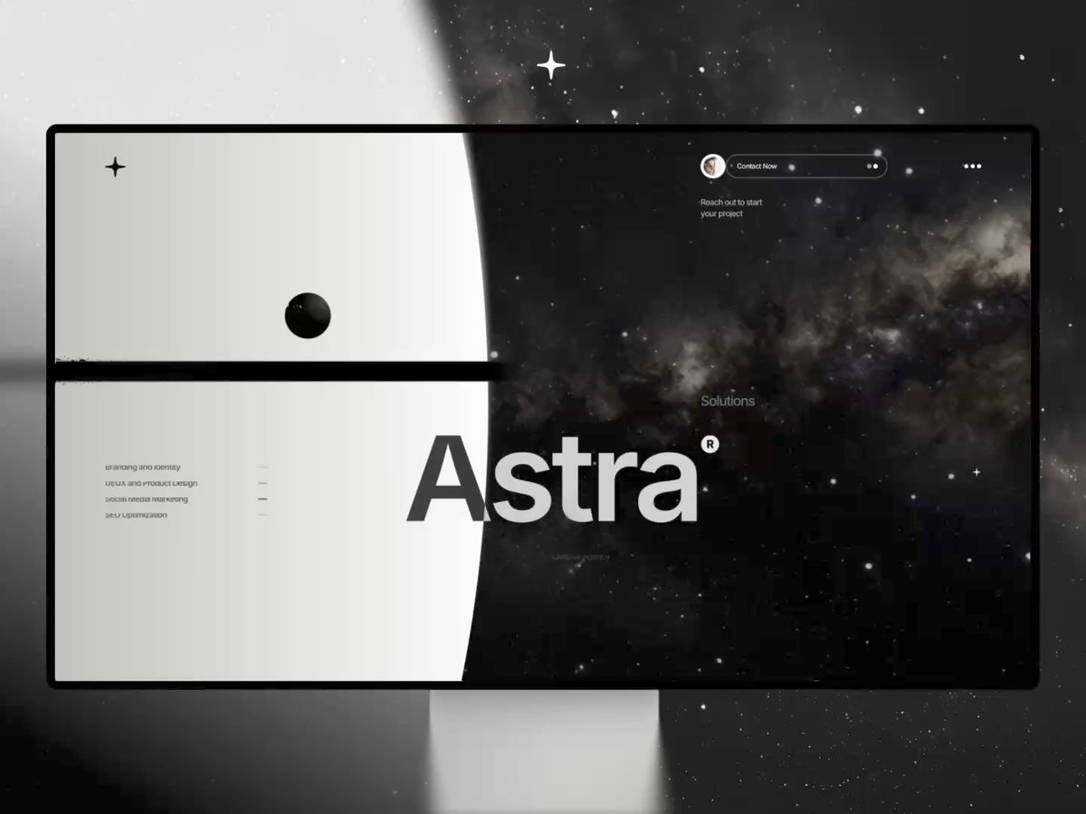 Astra template cover