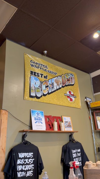 Capitol Waffle Shop - Decor inside - Waffles Near Me - Richmond, Virginia