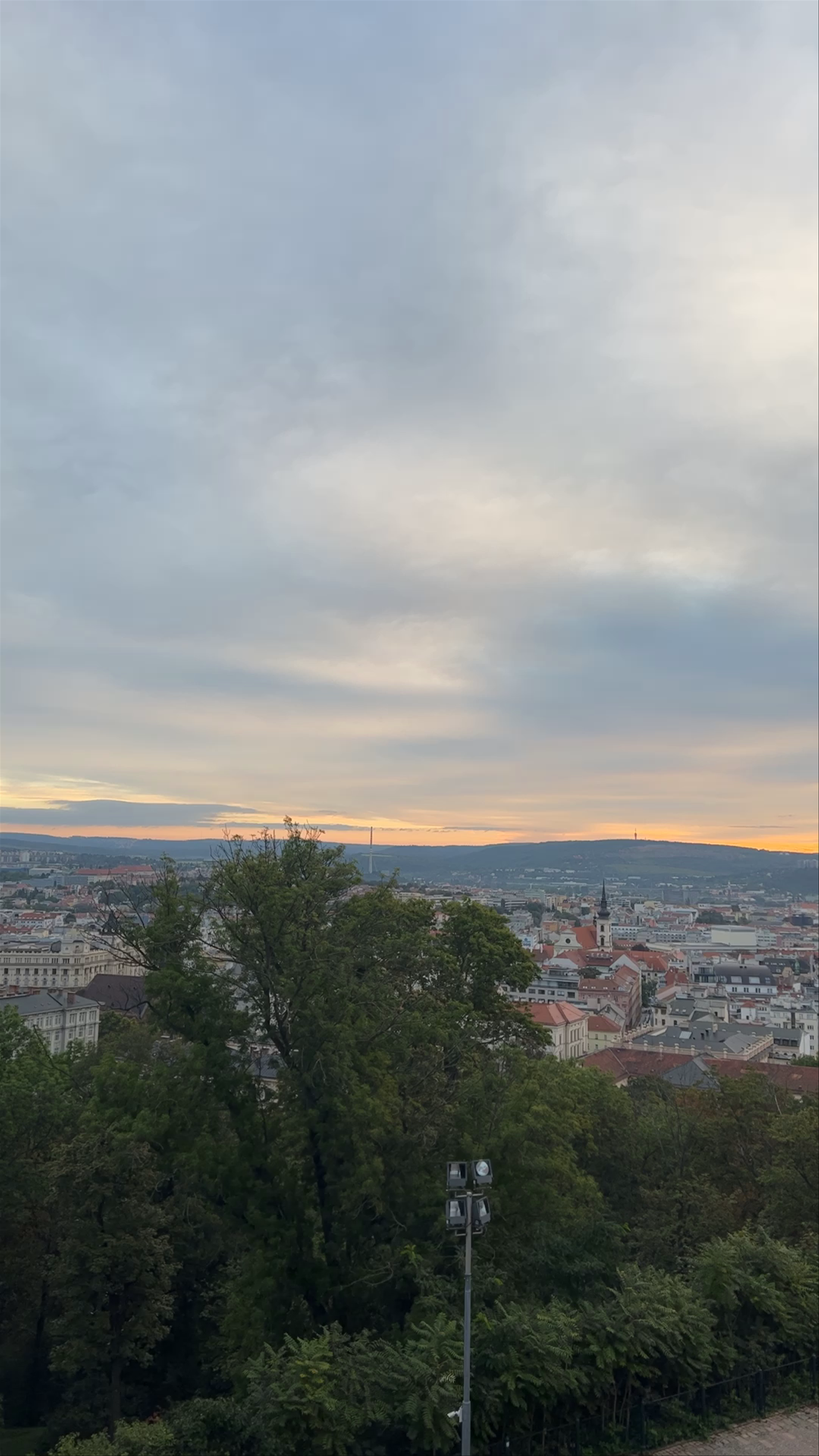 Špilberk Castle: Sunset Panoramic Views over Brno