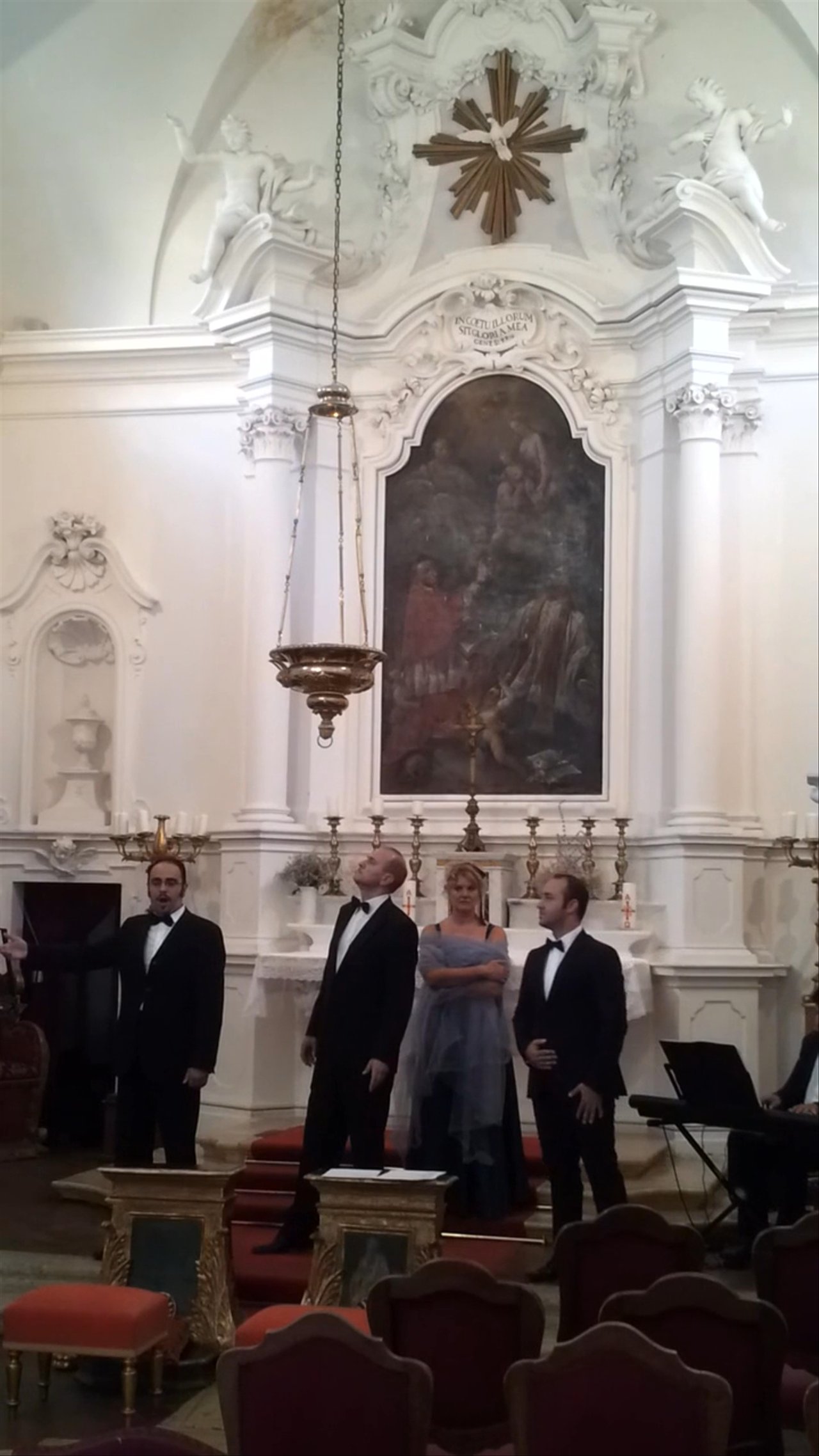 The Florence Tenors - Rehearsal @ Santi Apostoli - video