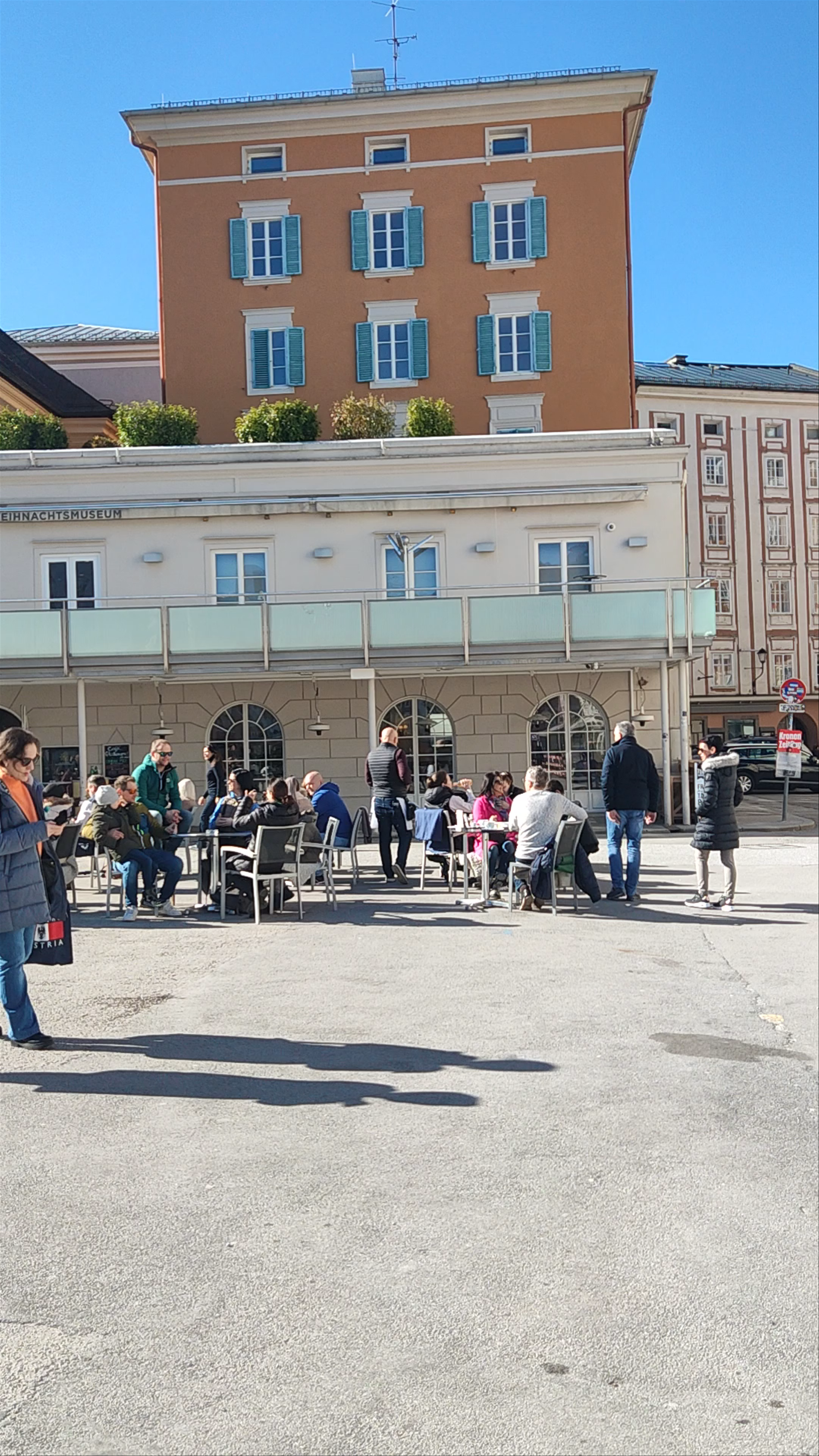 Sunlit Afternoons at Salzburger Weihnachtsmuseum, Mozartplatz, Salzburg