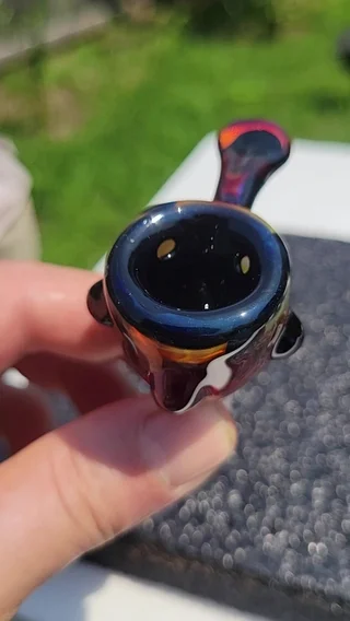Preview pic of 3 hole Hash slide #5 devils punch and galaxy