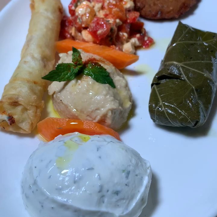 Open Kitchen D.C. - Explanation of the Mezze Plate, which was delicious!! - Cooking Classes Near Me