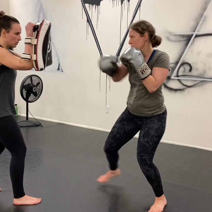 Four Elements Fitness - Kickboxing drill. - Gyms Near Me - Oakland, California