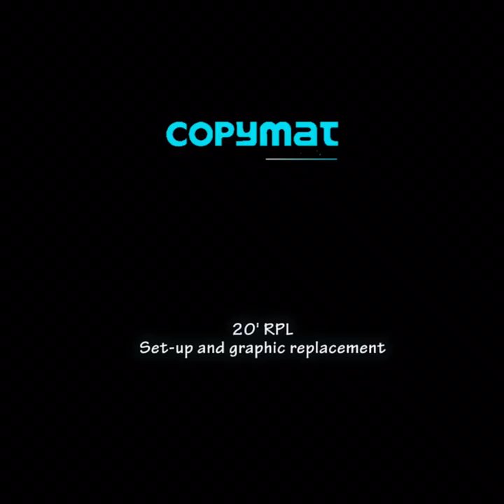 Copymat Digibranch - Setting up and replacement graphic on 20' RPL (conference signage) - Printing Services Near Me - San Francisco, California