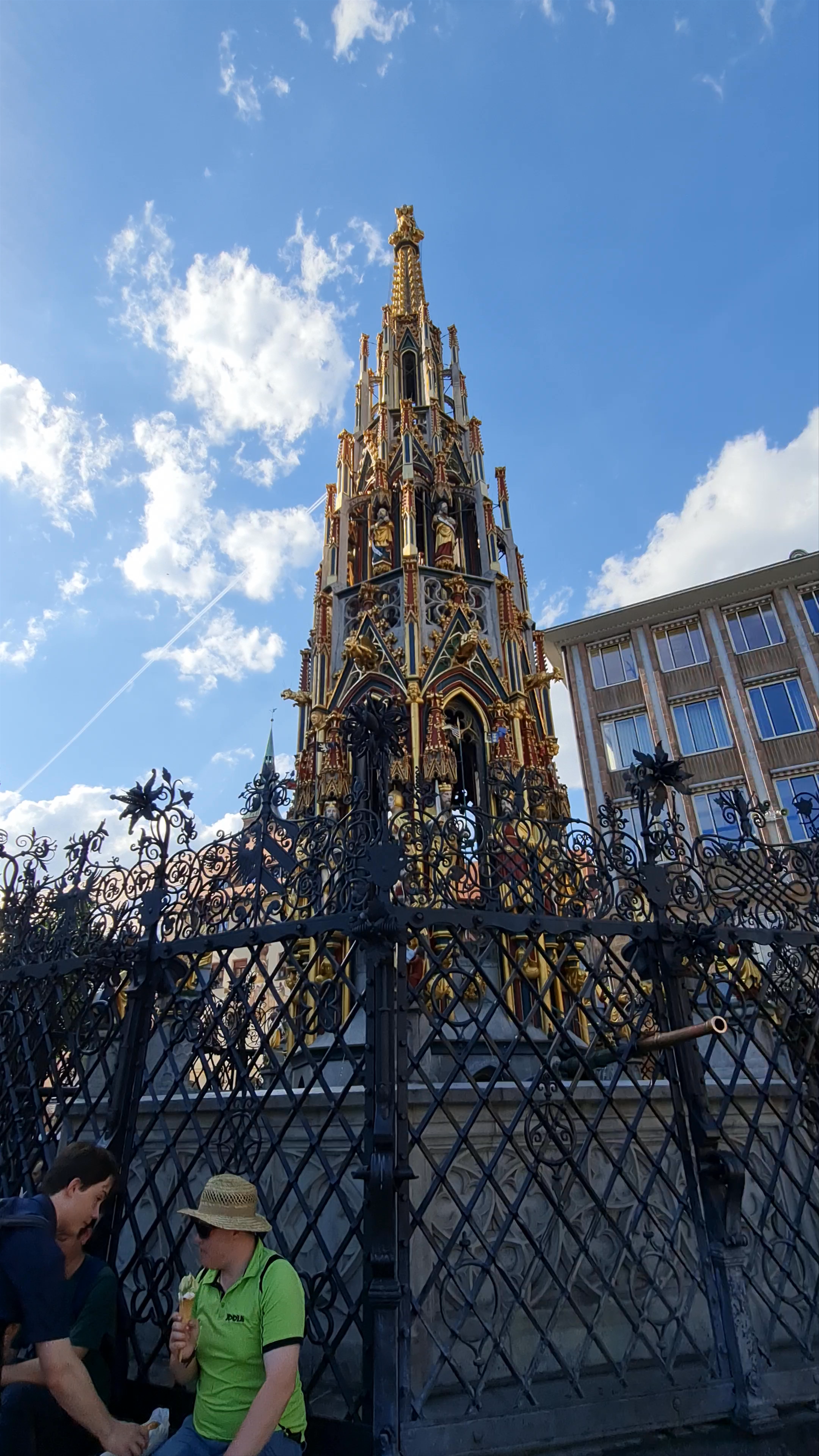Lorenzkirche and Beautiful Historic Square in Nuremberg