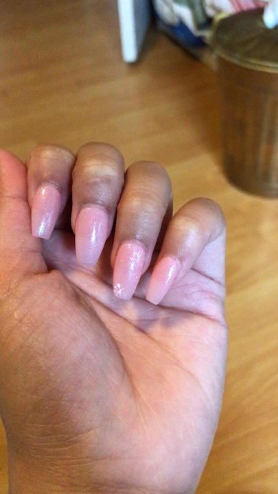 Nail Elegance - Absolutely perfect coffin shape! Thank you again Ann - Nail Salons Near Me - San Jose, California