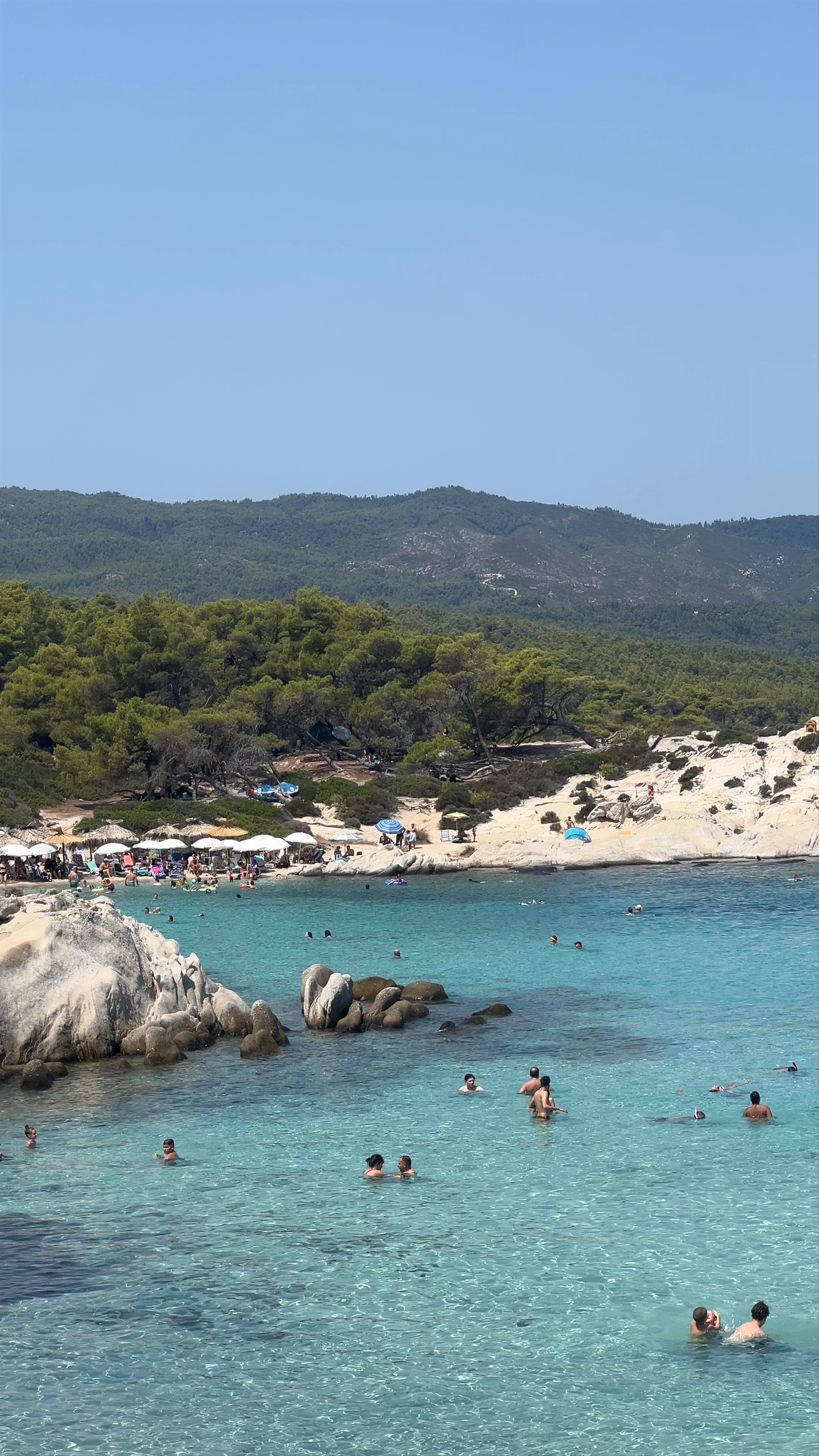 Paralia Kavourotripes: Crystal Clear Waters and Lush Mediterranean Escape in Greece