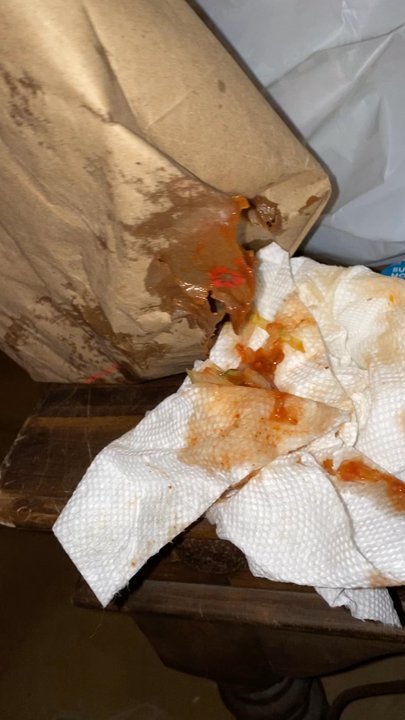 Jack in the Box - These are the tacos I got delivered along within the incorrect order and cold food. Fucking disgusting! - Fast Food Near Me - Alvin, Texas