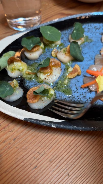 Itria - Hokkaido scallops, preserved lemon, sea beans - Italian Near Me - San Francisco, California