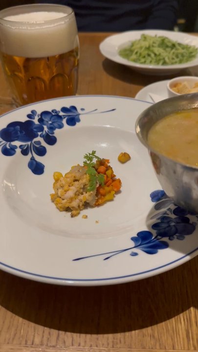Restaurace Mincovna - The traditional fish soup - great presentation, great taste!! - Czech Near Me - Prague, Puerto Rico