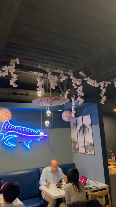 Mira Sushi - A live Rat at the restaurant while eating at Mira Sushi - Sushi Bars Near Me - Chicago, Illinois