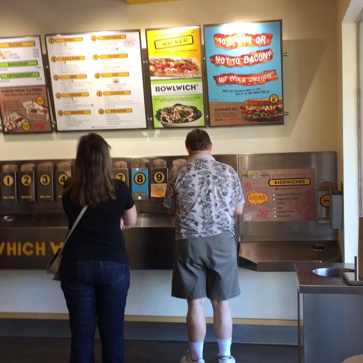 Which Wich - The inside - Sandwiches Near Me - Tustin, California