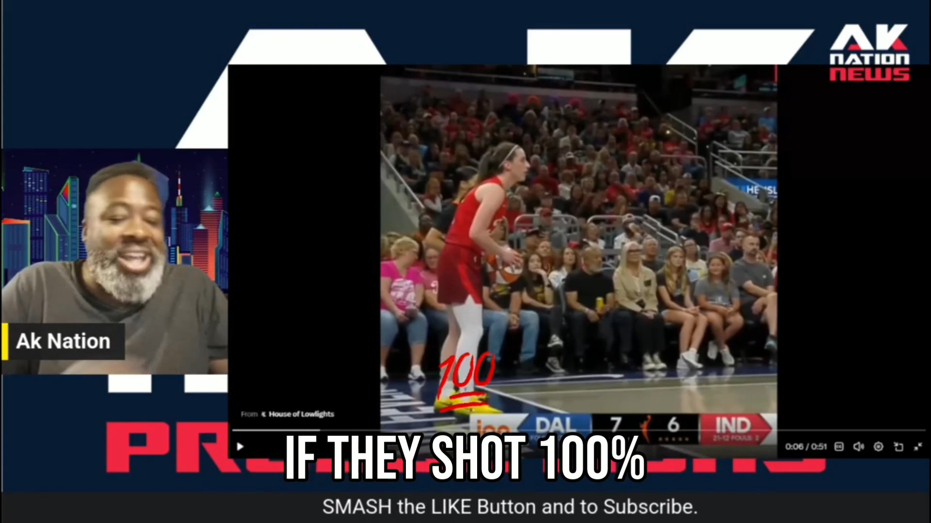 Caitlin Should Average 16 Assist A Game But Her Teammates Can't Catch!