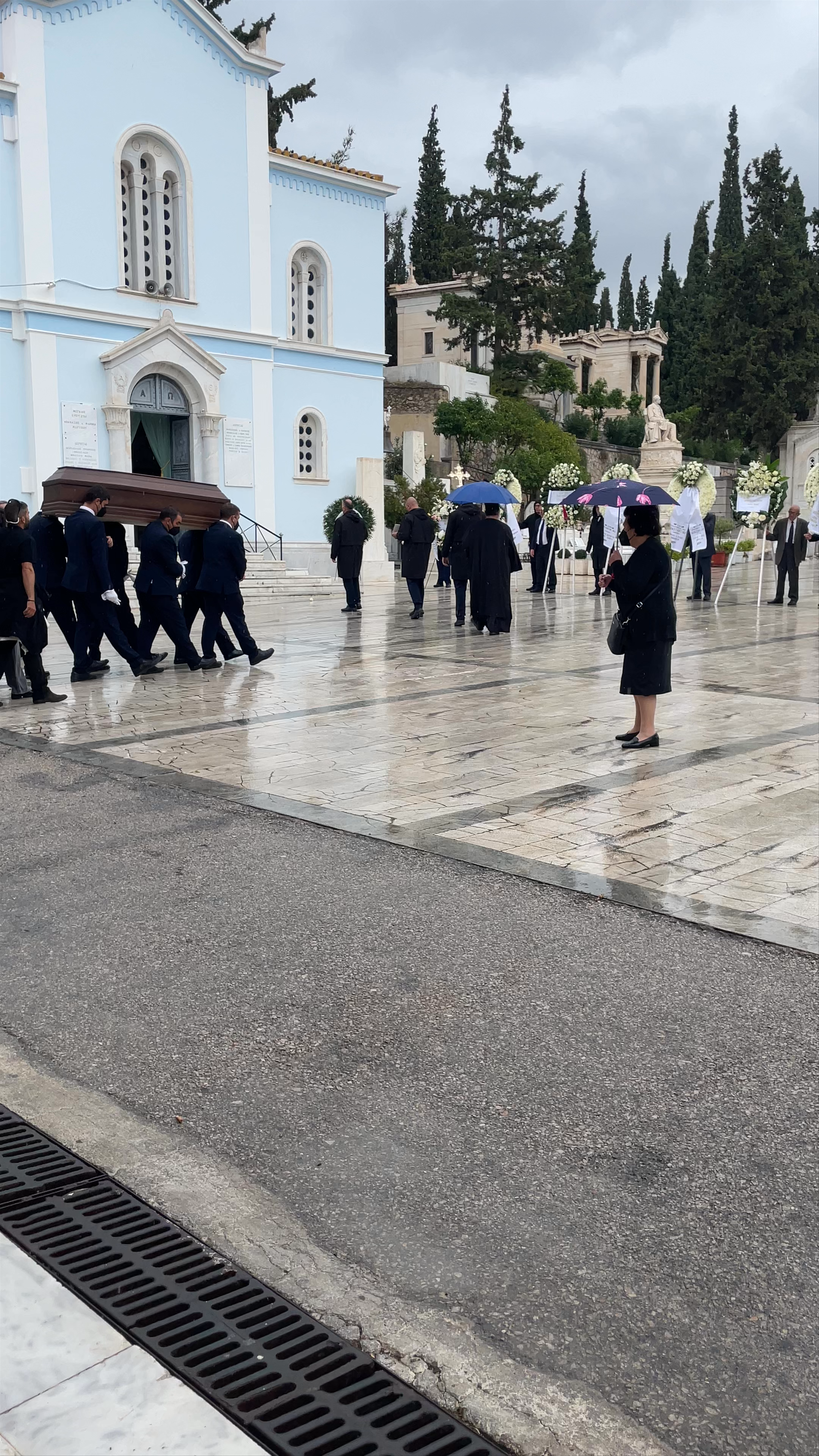First Cemetery of Athens: A Solemn Greek Funeral Procession