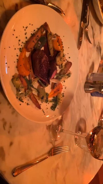 Laylas - Duck breast and osso bucco entree with side of rosemary potatoes - Breakfast & Brunch Near Me - Dublin, D