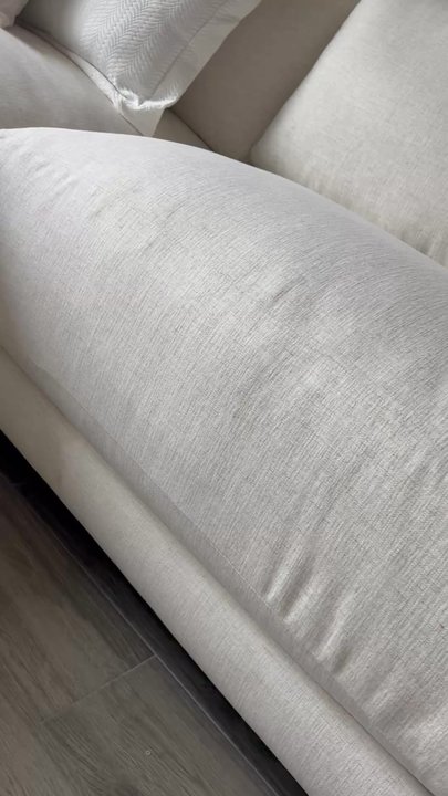 Living Spaces - Unbox custom sofa stain when delivered - Furniture Stores Near Me - Grand Prairie, Texas