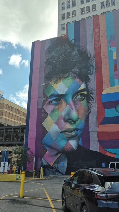 Bob Dylan Mural - Local Flavor Near Me - Minneapolis, Minnesota
