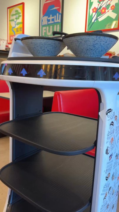 YOICHI RAMEN & DONBURI - Tori, the robot waiter :-) - Ramen Near Me - Haltom City, Texas