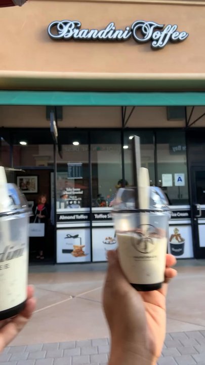 Brandini Toffee - Vanilla Toffee Shake $ 11 11.18.23 - Chocolatiers & Shops Near Me - Cabazon, California