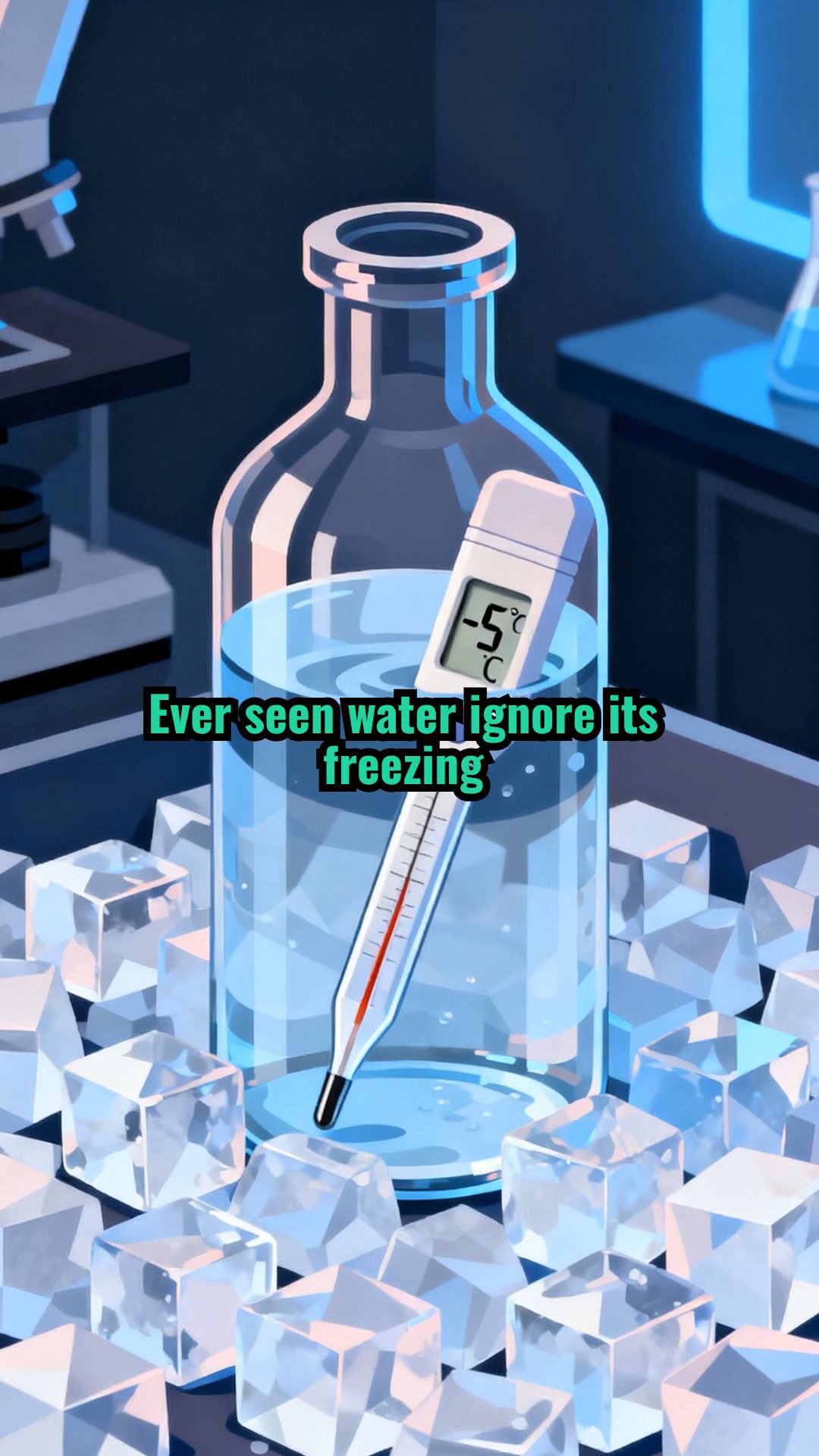 Supercooled Water: Liquid Below Freezing Until Shaken