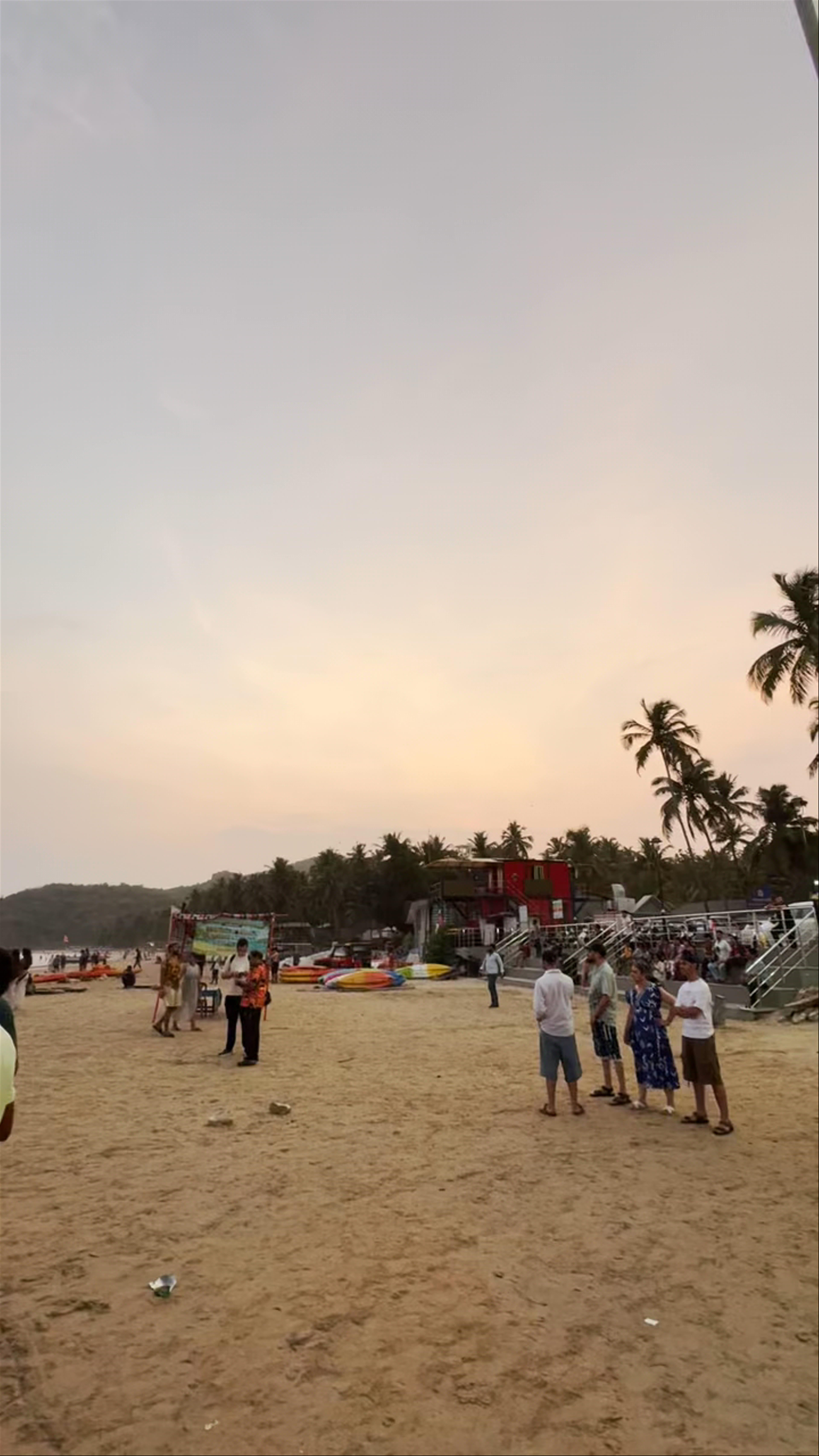 Evening Moments at Palolem Beach, Goa