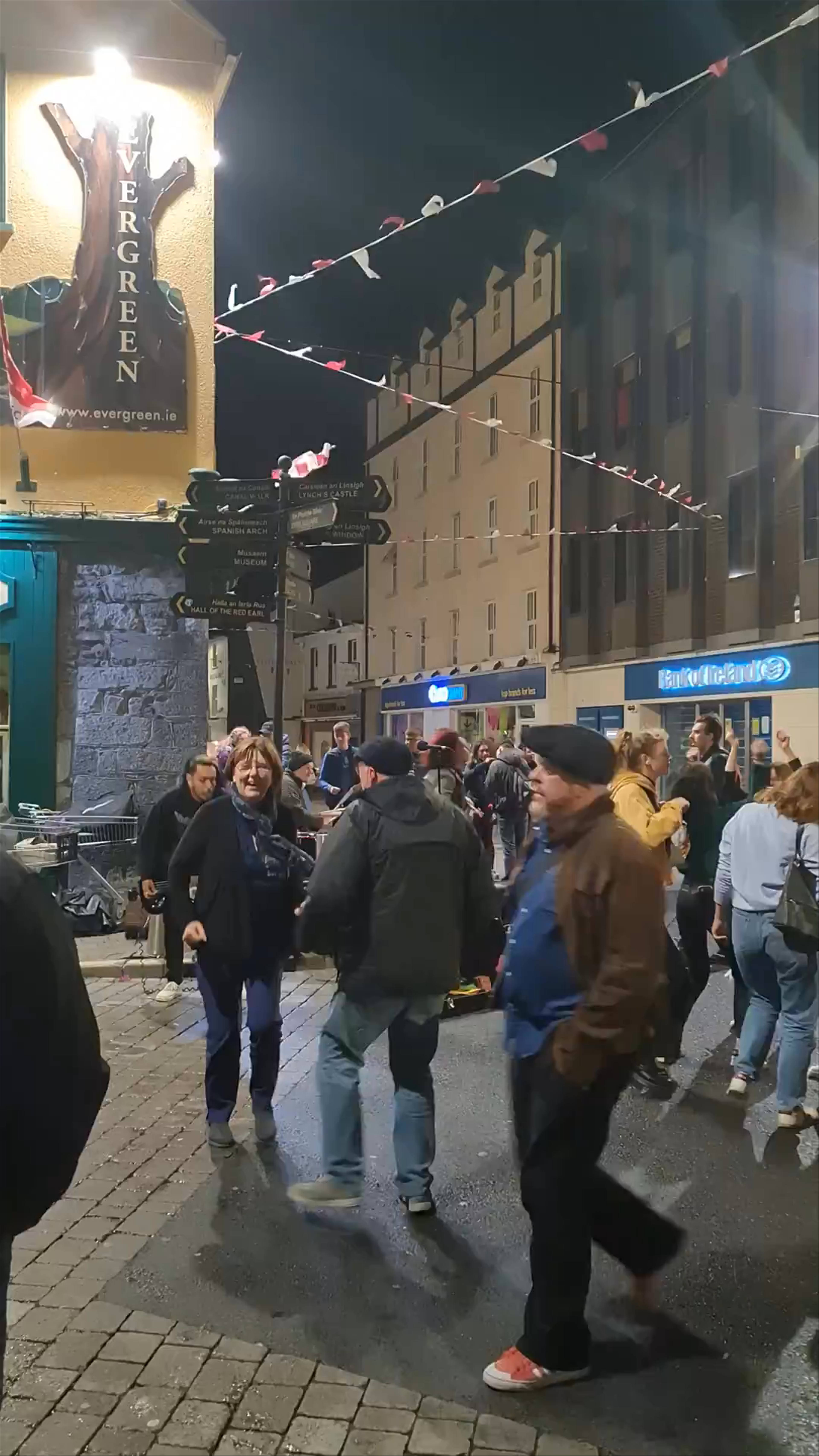 Nightlife and Live Music on Mainguard Street, Galway