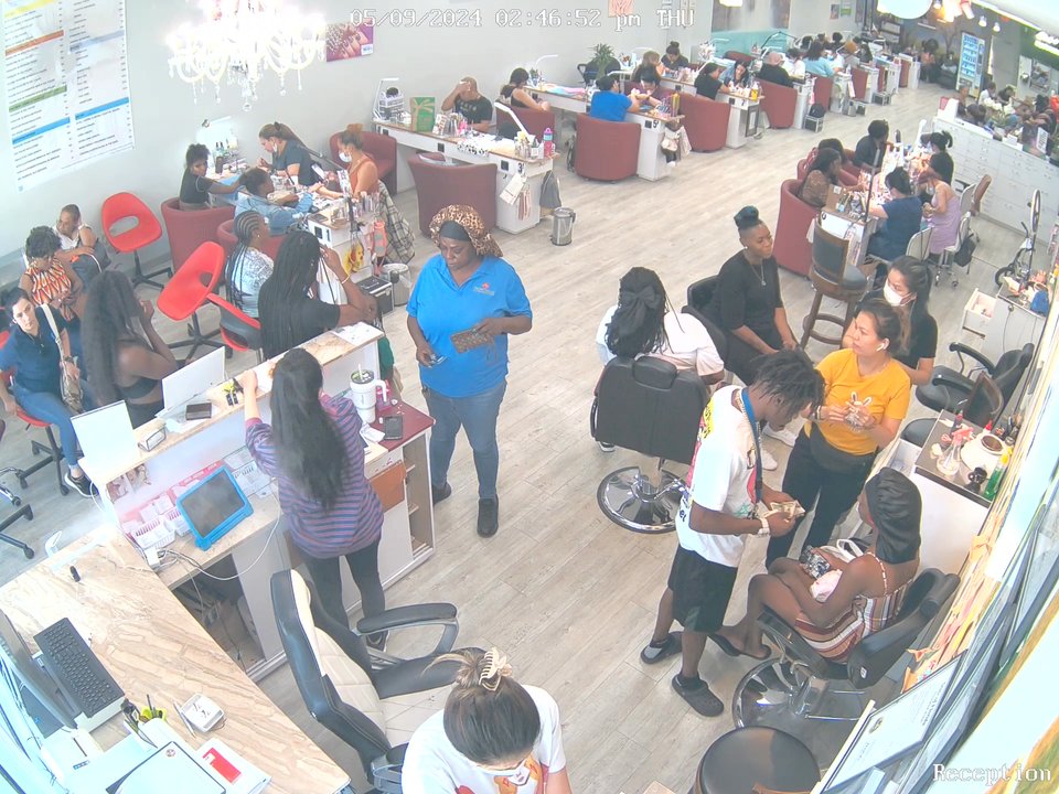 Tina Nails - This shop is crazy crowed like - Nail Salons Near Me - Miami, Florida