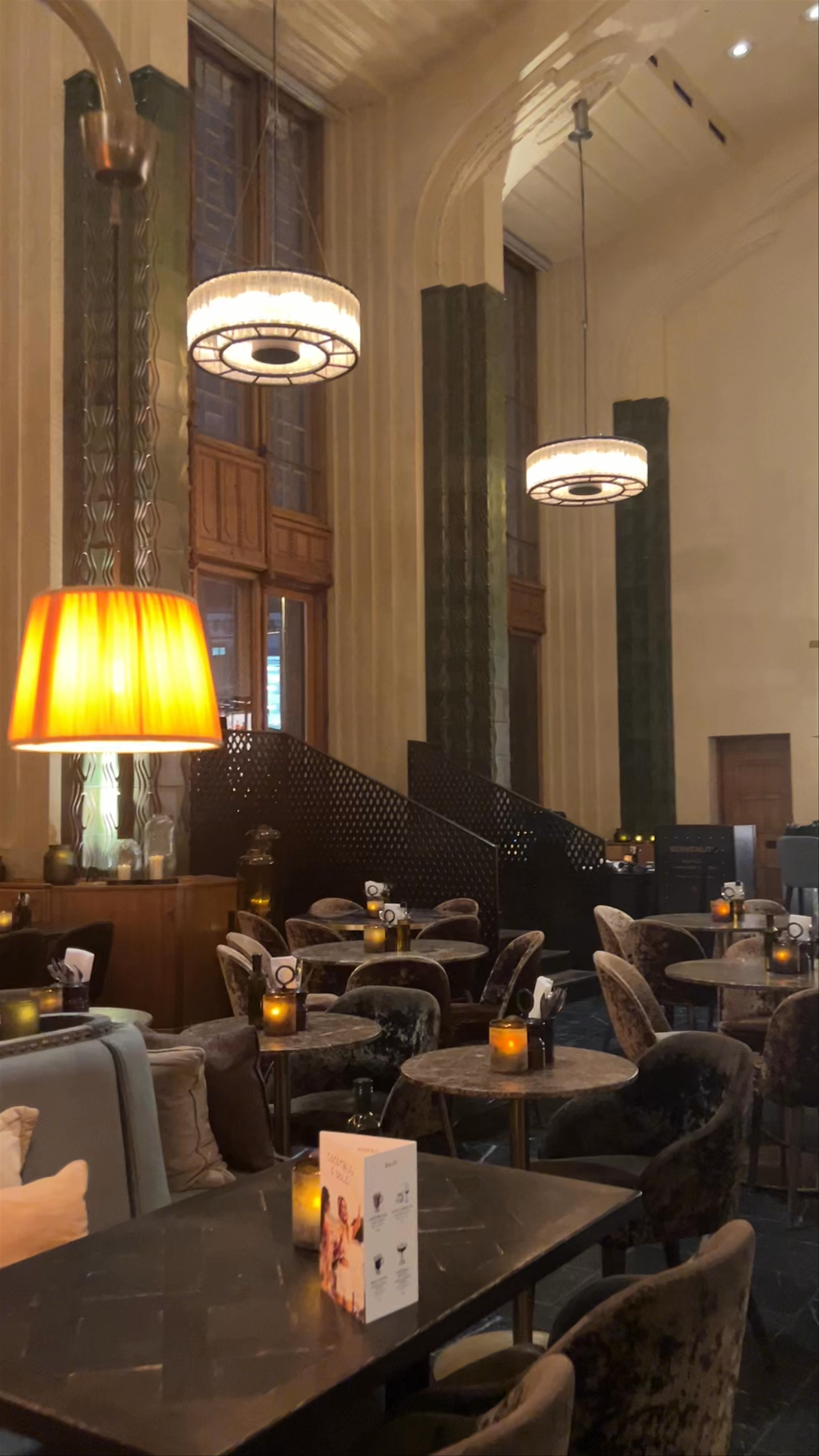 Elegant Atmosphere at Restaurant Olivia Central Station, Helsinki