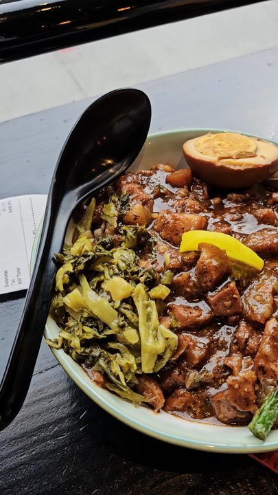 Taipei Cafe - Braised pork over rice; Fried pork chops; mushroom noodles - Bubble Tea Near Me - Chicago, Illinois